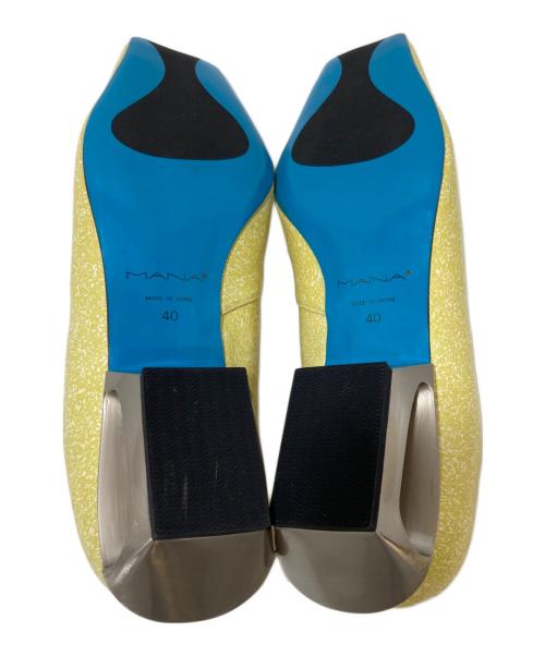 MANA（マナ）MANA (マナ) パンプス イエロー サイズ:40の古着・服飾アイテム