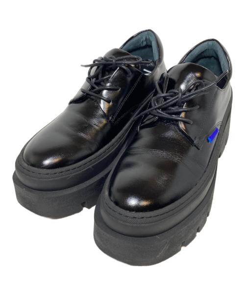 MANA（マナ）MANA (マナ) レザーシューズ ブラック サイズ:40の古着・服飾アイテム