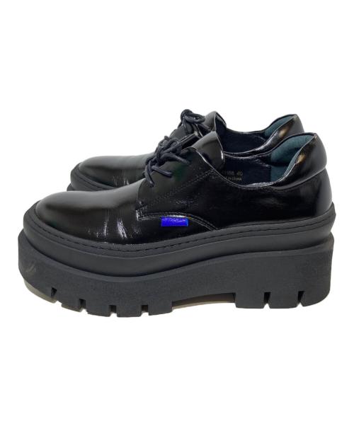 MANA（マナ）MANA (マナ) レザーシューズ ブラック サイズ:40の古着・服飾アイテム