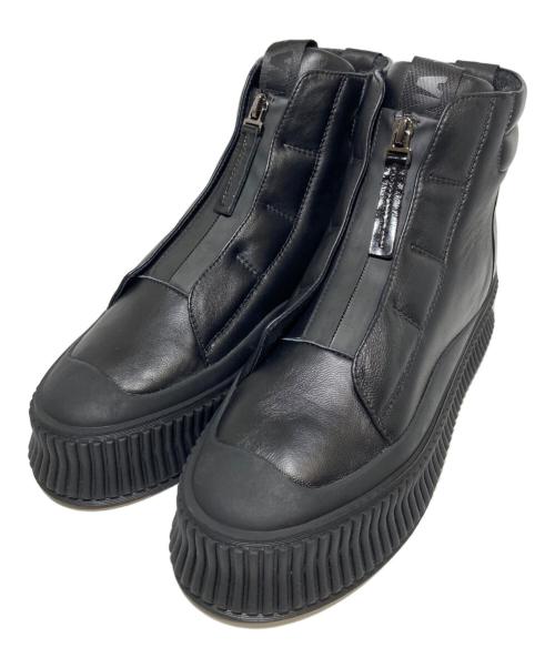 MANA（マナ）MANA (マナ) ハイカットスニーカー ブラック サイズ:40の古着・服飾アイテム