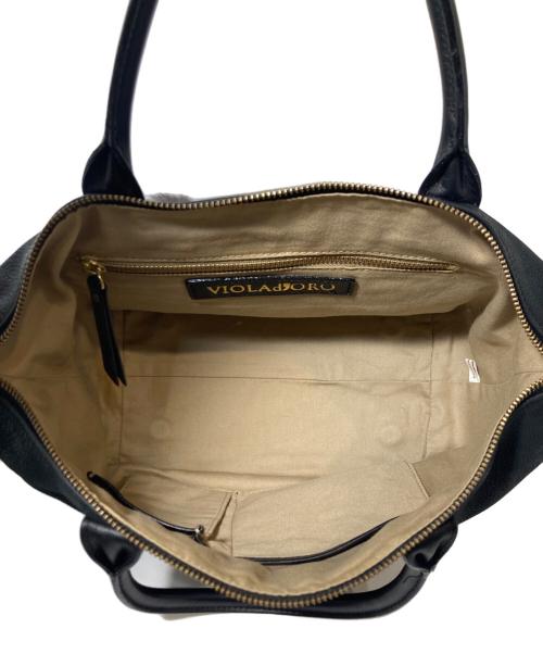 VIOLAd'ORO（ヴィオラドーロ）VIOLAd'ORO (ヴィオラドーロ) ショルダーバッグ ブラックの古着・服飾アイテム