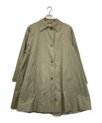 Aquascutumアクアスキュータム）の古着「ステンカラーコート」｜ベージュ