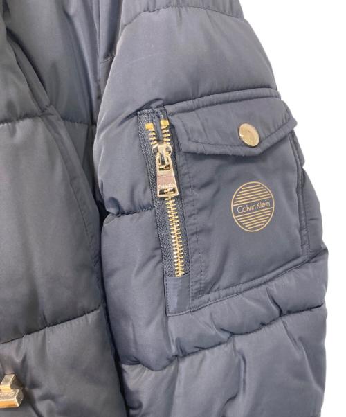 Calvin Klein（カルバンクライン）Calvin Klein (カルバンクライン) 中綿コート ネイビー サイズ:XLの古着・服飾アイテム