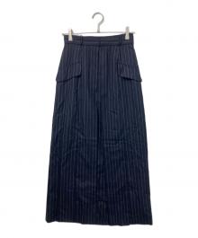 anuans（アニュアンス）の古着「レイヤード2Wayデザインスカート」｜ネイビー