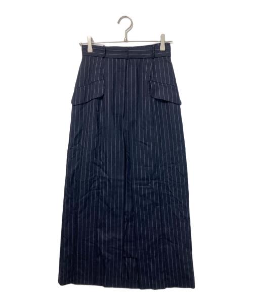 anuans（アニュアンス）anuans (アニュアンス) レイヤード2Wayデザインスカート ネイビー サイズ:Mの古着・服飾アイテム