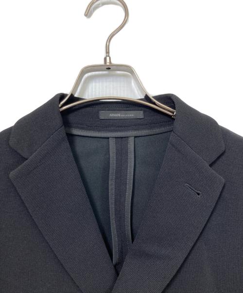 ARMANI COLLEZIONI（アルマーニ コレツィオーニ）ARMANI COLLEZIONI (アルマーニ コレツィオーニ) テーラードジャケット ブラック サイズ:48の古着・服飾アイテム
