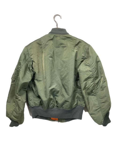 ALPHA（アルファ）ALPHA (アルファ) MA-1ジャケット グリーン サイズ:Mの古着・服飾アイテム