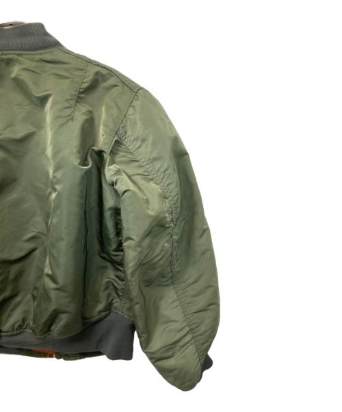ALPHA（アルファ）ALPHA (アルファ) MA-1ジャケット グリーン サイズ:Mの古着・服飾アイテム
