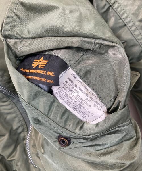ALPHA（アルファ）ALPHA (アルファ) MA-1ジャケット グリーン サイズ:Mの古着・服飾アイテム