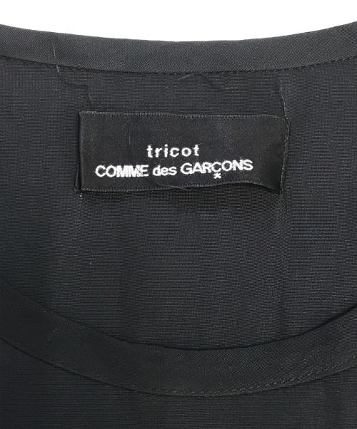 tricot COMME des GARCONS（トリココムデギャルソン）tricot COMME des GARCONS (トリココムデギャルソン) 80's ノースリーブワンピース ブラック サイズ:表記なしの古着・服飾アイテム