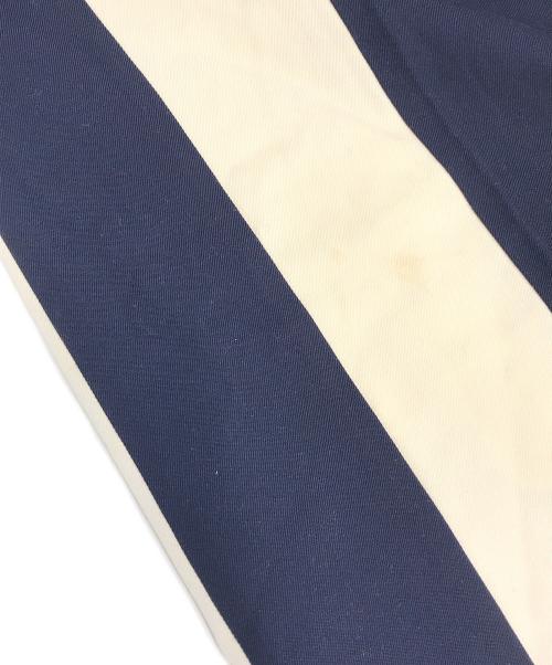 Yohji Yamamoto pour homme（ヨウジヤマモト プールオム）Yohji Yamamoto pour homme (ヨウジヤマモト プールオム) ストライプパンツ ネイビー サイズ:Sの古着・服飾アイテム