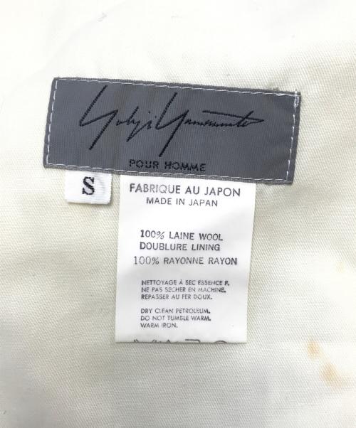 Yohji Yamamoto pour homme（ヨウジヤマモト プールオム）Yohji Yamamoto pour homme (ヨウジヤマモト プールオム) ストライプパンツ ネイビー サイズ:Sの古着・服飾アイテム