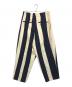 Yohji Yamamoto pour homme (ヨウジヤマモト プールオム) ストライプパンツ ネイビー サイズ:S：12000円