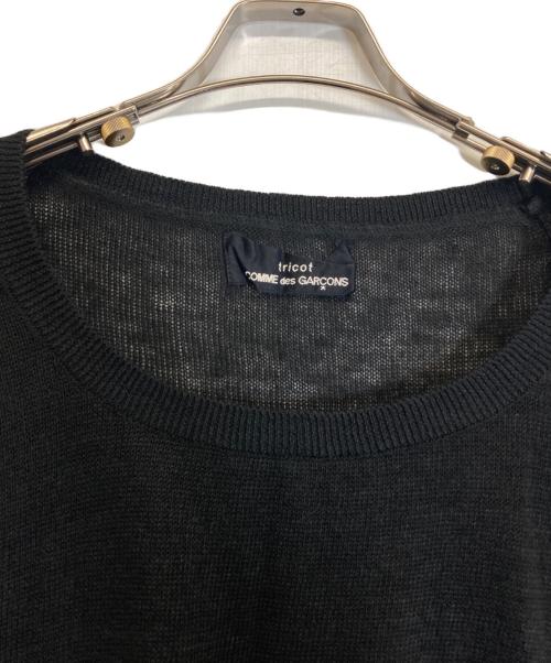 tricot COMME des GARCONS（トリココムデギャルソン）tricot COMME des GARCONS (トリココムデギャルソン) リネン半袖ニット ブラック サイズ:ーの古着・服飾アイテム