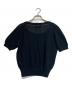 tricot COMME des GARCONS (トリココムデギャルソン) リネン半袖ニット ブラック サイズ:ー：8000円