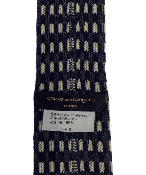 COMME des GARCONS HOMME（コムデギャルソン オム）COMME des GARCONS HOMME (コムデギャルソン オム) ニットタイ ネイビー サイズ:表記なしの古着・服飾アイテム