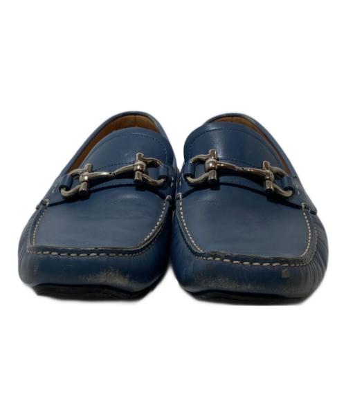 Salvatore Ferragamo（サルヴァトーレ フェラガモ）Salvatore Ferragamo (サルヴァトーレ・フェラガモ) ドライビングシューズ ブルー サイズ:8の古着・服飾アイテム