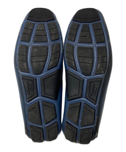 Salvatore Ferragamo（サルヴァトーレ フェラガモ）Salvatore Ferragamo (サルヴァトーレ・フェラガモ) ドライビングシューズ ブルー サイズ:8の古着・服飾アイテム