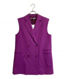 theory luxe（セオリーリュクス）の古着「テーラードベスト」｜パープル