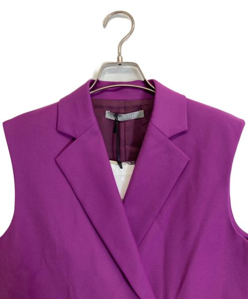 theory luxe（セオリーリュクス）theory luxe (セオリーリュクス) テーラードベスト パープル サイズ:38の古着・服飾アイテム