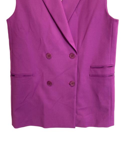 theory luxe（セオリーリュクス）theory luxe (セオリーリュクス) テーラードベスト パープル サイズ:38の古着・服飾アイテム