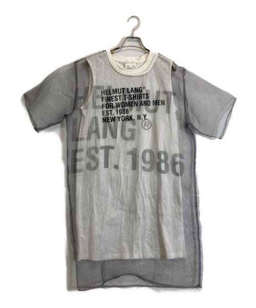 HELMUT LANG（ヘルムートラング）HELMUT LANG (ヘルムートラング) ロングＴシャツ ホワイト サイズ:Sの古着・服飾アイテム