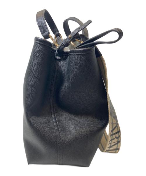 EMPORIO ARMANI（エンポリオアルマーニ）EMPORIO ARMANI (エンポリオアルマーニ) 2WAYバッグ ブラックの古着・服飾アイテム