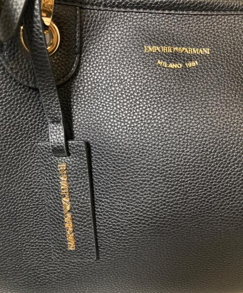 EMPORIO ARMANI（エンポリオアルマーニ）EMPORIO ARMANI (エンポリオアルマーニ) 2WAYバッグ ブラックの古着・服飾アイテム