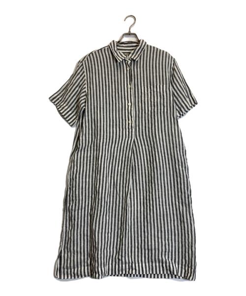 MARGARET HOWELL（マーガレットハウエル）MARGARET HOWELL (マーガレットハウエル) リネンシャツワンピース グレー サイズ:Mの古着・服飾アイテム