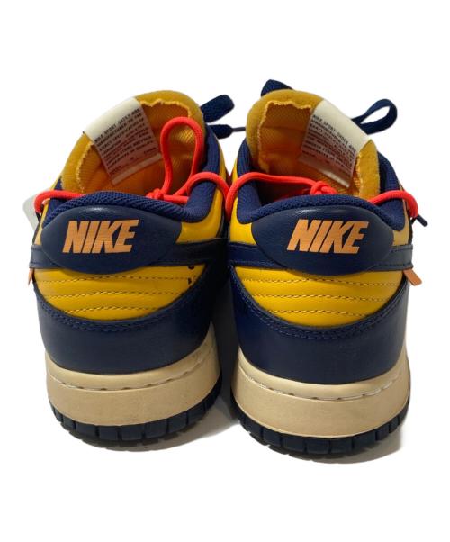 NIKE（ナイキ）NIKE (ナイキ) OFFWHITE (オフホワイト) DUNK LOW LTHR University イエロー サイズ:27の古着・服飾アイテム
