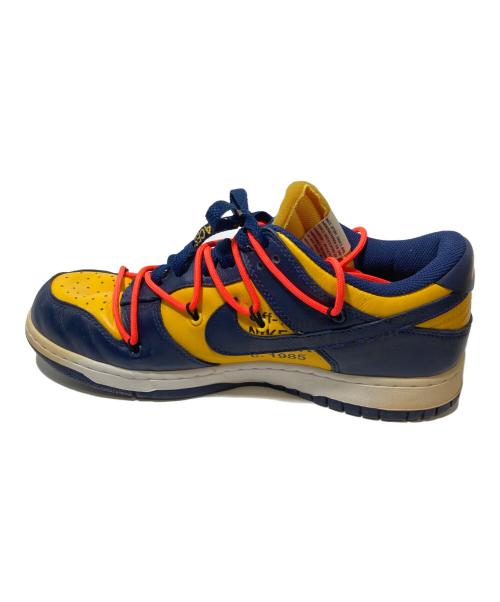 NIKE（ナイキ）NIKE (ナイキ) OFFWHITE (オフホワイト) DUNK LOW LTHR University イエロー サイズ:27の古着・服飾アイテム