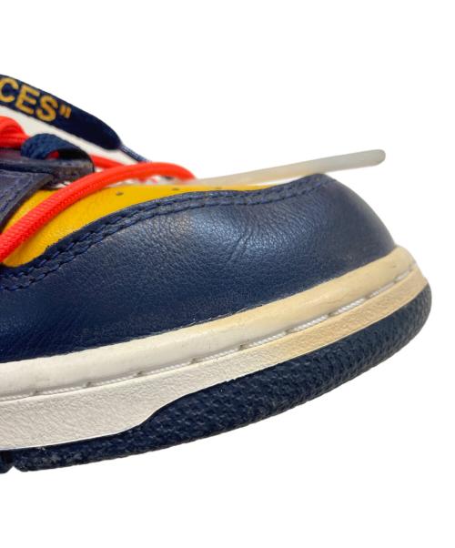 NIKE（ナイキ）NIKE (ナイキ) OFFWHITE (オフホワイト) DUNK LOW LTHR University イエロー サイズ:27の古着・服飾アイテム