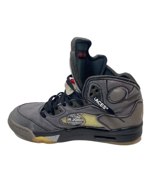 NIKE（ナイキ）NIKE (ナイキ) OFFWHITE (オフホワイト) Air Jordan 5 Retro SP グレー サイズ:27.5の古着・服飾アイテム