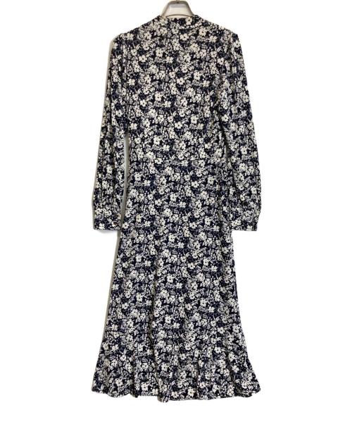 LAUREN RALPH LAUREN（ローレンラルフローレン）LAUREN RALPH LAUREN (ローレンラルフローレン) 総柄ワンピース ホワイト サイズ:Sの古着・服飾アイテム