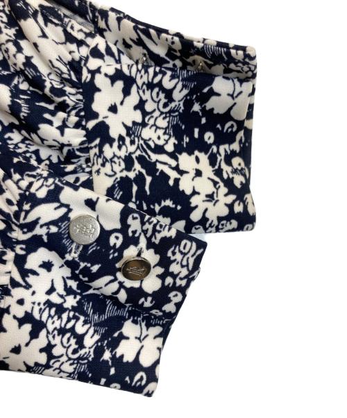 LAUREN RALPH LAUREN（ローレンラルフローレン）LAUREN RALPH LAUREN (ローレンラルフローレン) 総柄ワンピース ホワイト サイズ:Sの古着・服飾アイテム