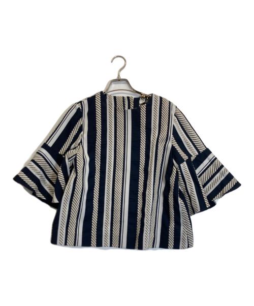 ADORE（アドーア）ADORE (アドーア) ブラウス ネイビー サイズ:38の古着・服飾アイテム