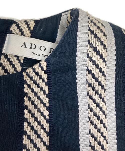 ADORE（アドーア）ADORE (アドーア) ブラウス ネイビー サイズ:38の古着・服飾アイテム