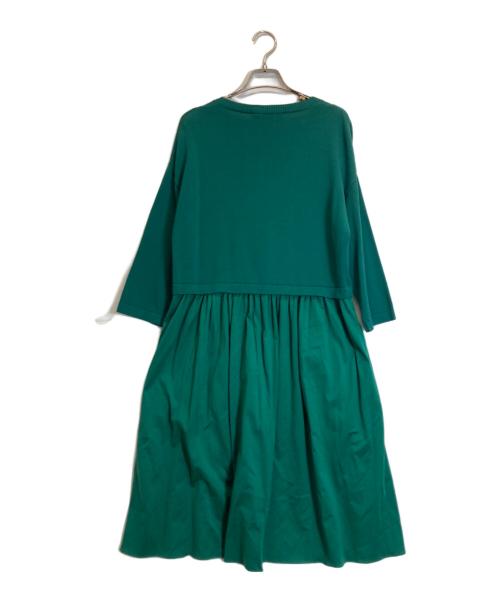 Max Mara WEEK END LINE（マックスマーラ ウイークエンドライン）MAX MARA WEEK END LINE (マックスマーラ ウイークエンドライン) ニットワンピース グリーン サイズ:Mの古着・服飾アイテム