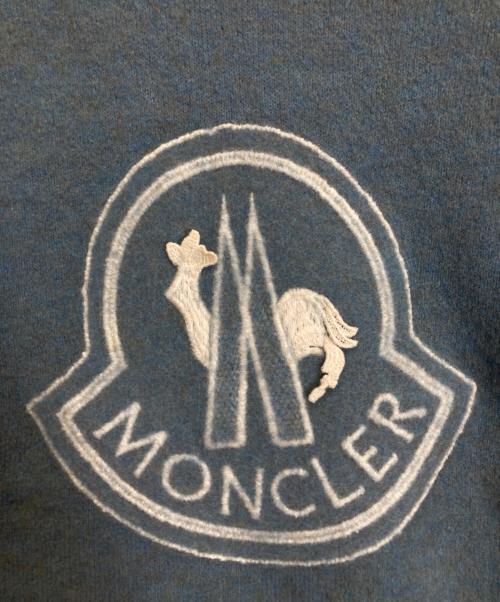 MONCLER（モンクレール）MONCLER (モンクレール) ニット ブルー サイズ:Sの古着・服飾アイテム