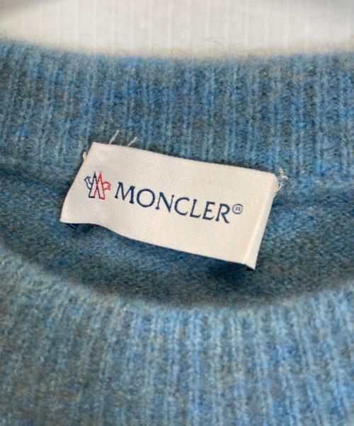 MONCLER（モンクレール）MONCLER (モンクレール) ニット ブルー サイズ:Sの古着・服飾アイテム