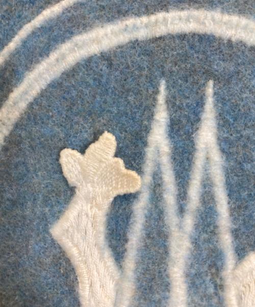 MONCLER（モンクレール）MONCLER (モンクレール) ニット ブルー サイズ:Sの古着・服飾アイテム