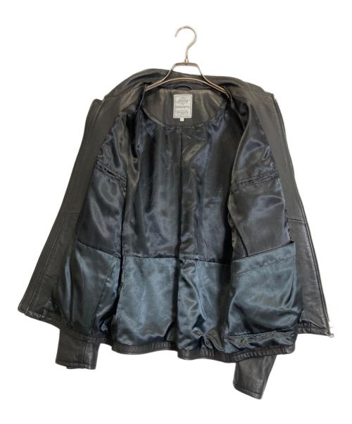 B:MING by BEAMS（ビーミングバイビームス）B:MING by BEAMS (ビーミングバイビームス) ラムレザージャケット ブラック サイズ:Lの古着・服飾アイテム