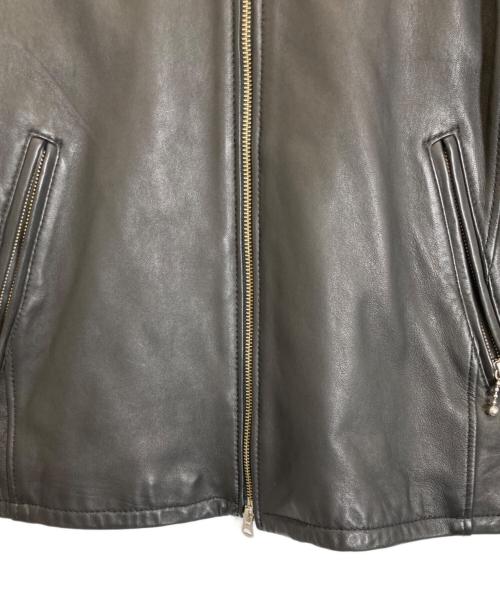 B:MING by BEAMS（ビーミングバイビームス）B:MING by BEAMS (ビーミングバイビームス) ラムレザージャケット ブラック サイズ:Lの古着・服飾アイテム