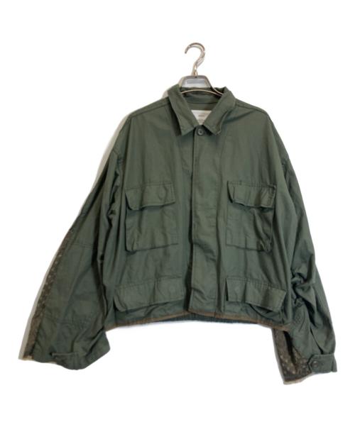 kha:ki（カーキ）kha:ki (カーキ) ミリタリージャケット グリーン サイズ:1の古着・服飾アイテム