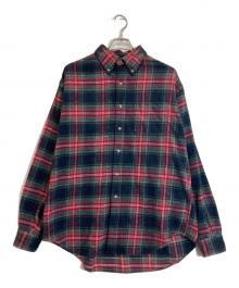 CIOTA（シオタ）の古着「スビンコットンフランネルシャツ」｜レッド