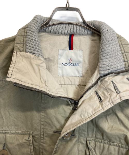 MONCLER（モンクレール）MONCLER (モンクレール) ミリタリージャケット ベージュ サイズ:1の古着・服飾アイテム