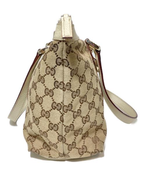 GUCCI（グッチ）GUCCI (グッチ) ハンドバッグ ブラウンの古着・服飾アイテム