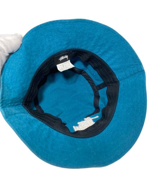 stussy（ステューシー）stussy (ステューシー) ハット ブルーの古着・服飾アイテム