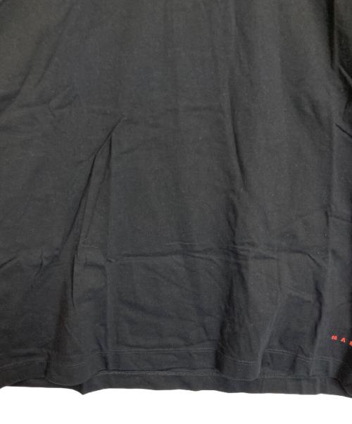 MARNI（マルニ）MARNI (マルニ) リブカラー Tシャツ ブラック サイズ:48の古着・服飾アイテム