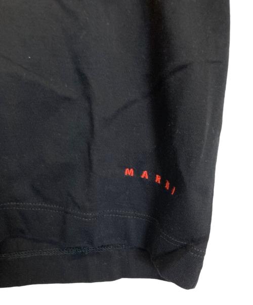 MARNI（マルニ）MARNI (マルニ) リブカラー Tシャツ ブラック サイズ:48の古着・服飾アイテム